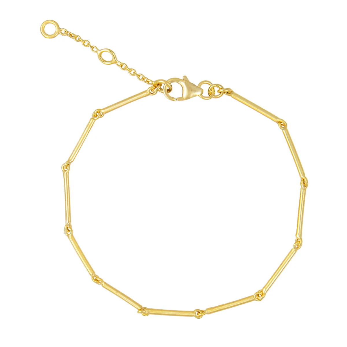 Tomfoolery Curve Bar Link Bracelet Hot