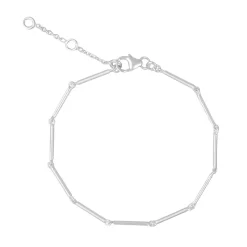 Tomfoolery Curve Bar Link Bracelet Hot