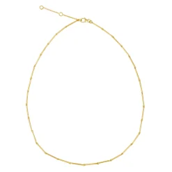 Tomfoolery Curve Bar Link Necklace New