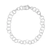 Tomfoolery Curve Circle Chain Bracelet Discount