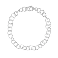 Tomfoolery Curve Circle Chain Bracelet Discount