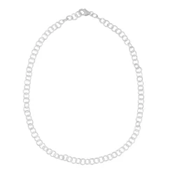 Tomfoolery Curve Circle Chain Necklace New