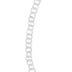 Tomfoolery Curve Circle Chain Necklace New