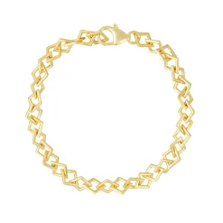 Tomfoolery Curve Diamond Chain Bracelet Sale