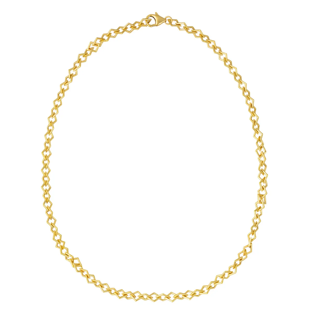Tomfoolery Curve Diamond Chain Necklace Best