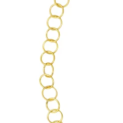 Tomfoolery Curve Large Circle Chain Necklace Sale