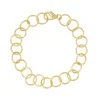 Tomfoolery Curve Large Circle Chain Bracelet Outlet