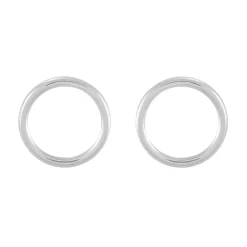 Tomfoolery Curve Large Circle Studs Best