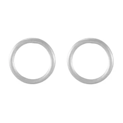 Tomfoolery Curve Large Circle Studs Best