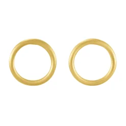 Tomfoolery Curve Large Circle Studs Best
