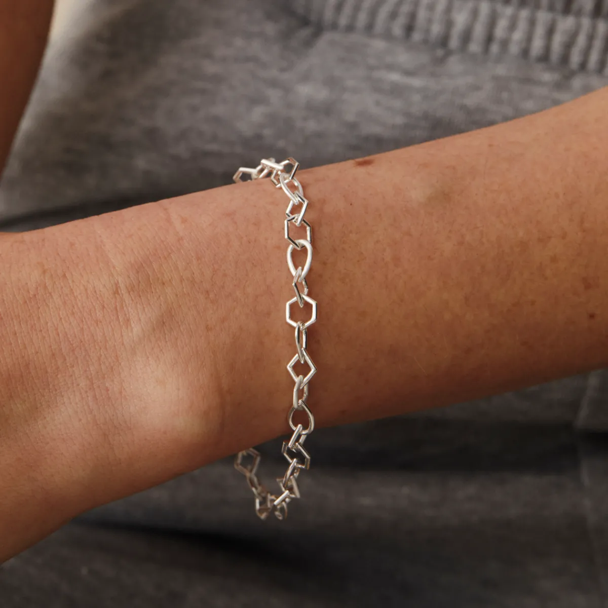Tomfoolery Curve Multi Shape Chain Bracelet Best