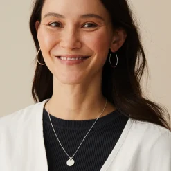 Tomfoolery Curve Pear Hoops Discount