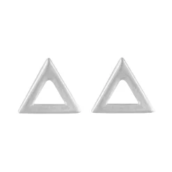 Tomfoolery Curve Triangle Studs Fashion