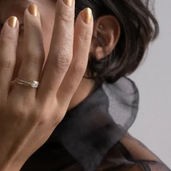 Tomfoolery Cushion Trillion Baguette Equilibrium Ring Fashion