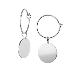 Tomfoolery Cut Circle Hoop Earrings Outlet