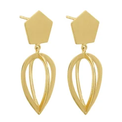 Tomfoolery 3D Pear Drop Earrings Hot