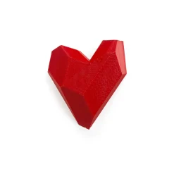 Tomfoolery 3d Printed Heart Brooch Outlet