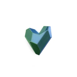 Tomfoolery 3d Printed XS Heart Brooch Clearance