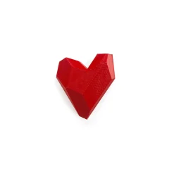 Tomfoolery 3d Printed XS Heart Brooch Clearance