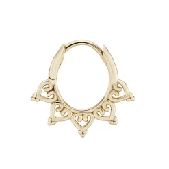 Tomfoolery Dala Canelle Round Clicker Hoop Fashion