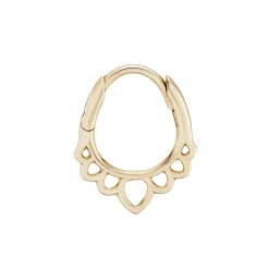 Tomfoolery Dala Canelle Round Clicker Hoop Fashion