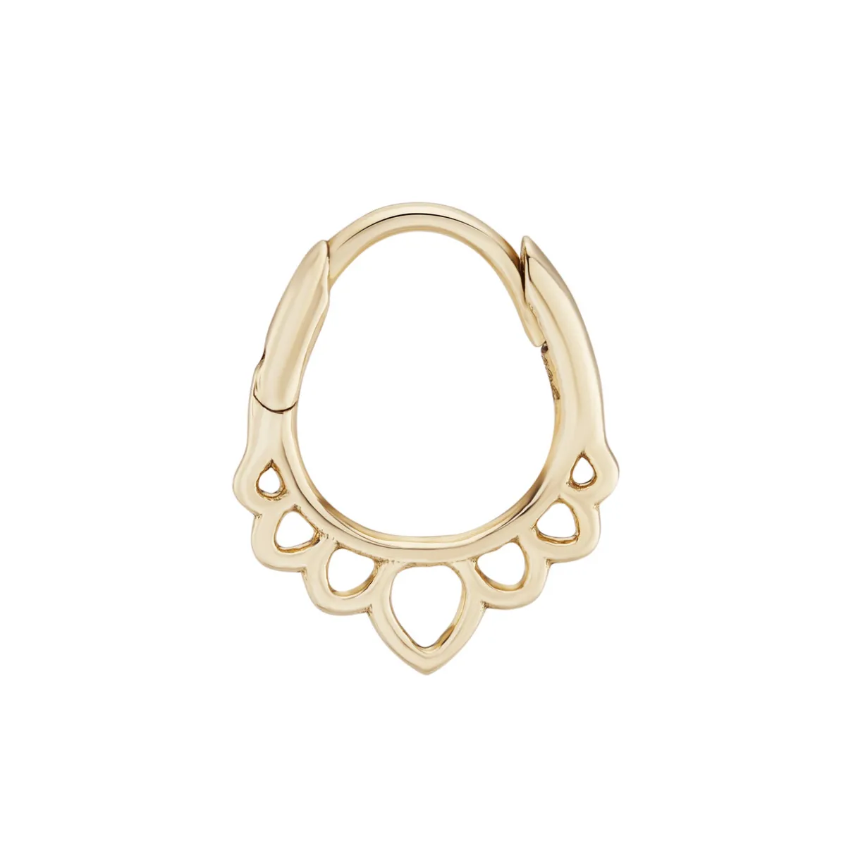 Tomfoolery Dala Canelle Round Clicker Hoop Fashion
