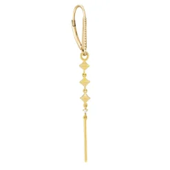 Tomfoolery Dala Detail Lucky Lantern Bar .3 Honey Hook Earring Hot
