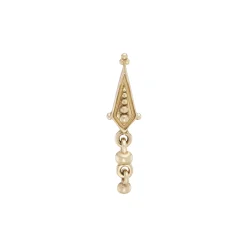 Tomfoolery Dala Droplet Beaded Stud New