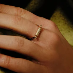 Tomfoolery Dala Mudra Gold Spinner Ring Sale