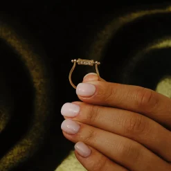 Tomfoolery Dala Mudra Gold Spinner Ring Sale