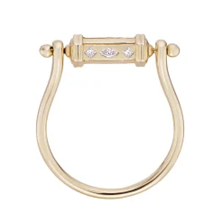 Tomfoolery Dala Mudra Gold Spinner Ring Sale