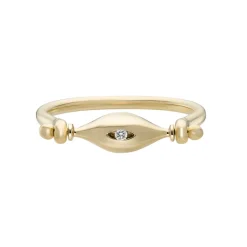 Tomfoolery Dala Mudra Ojo Spinner Ring New