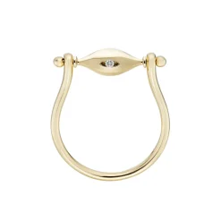 Tomfoolery Dala Mudra Ojo Spinner Ring New