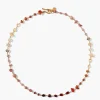 Tomfoolery Daphne Citrine Beaded Necklace Clearance