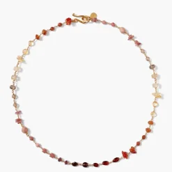Tomfoolery Daphne Citrine Beaded Necklace Clearance