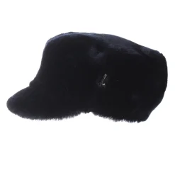 Tomfoolery Dark Blue Unisex Fur Cap Sale