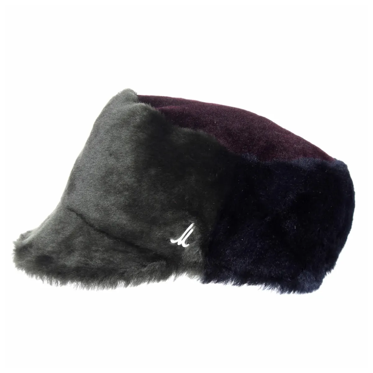 Tomfoolery Dark Green and Brown Unisex Fur Cap New