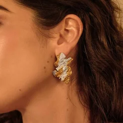 Tomfoolery Darya Irregular Mismatched Earrings Online