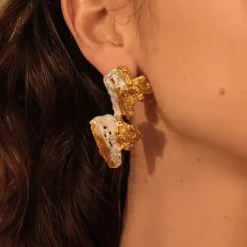 Tomfoolery Darya Irregular Mismatched Earrings Online