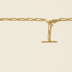 Tomfoolery Debbie N°2 Yellow Gold Chain Necklace Outlet