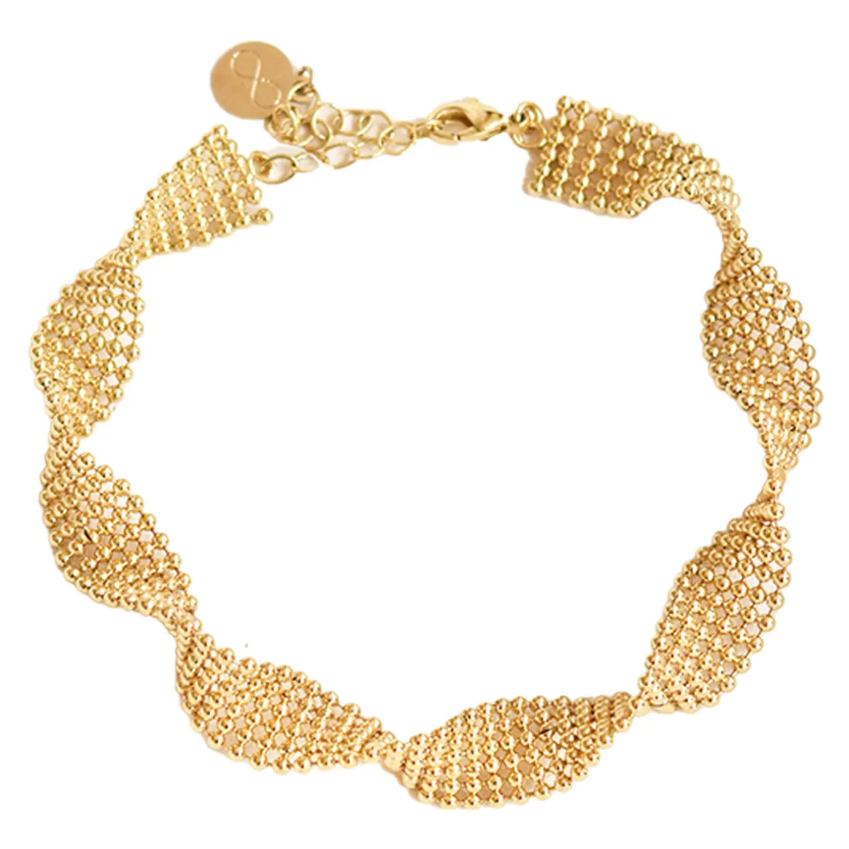 Tomfoolery Deia Gold Twist Chain Bracelet Online