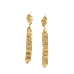 Tomfoolery Deia Gold Twist Drop Earrings Sale