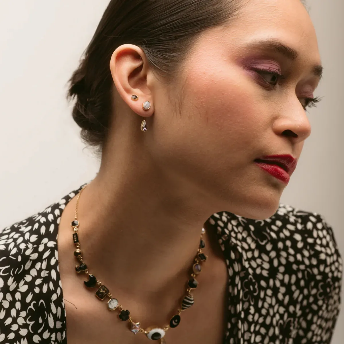 Tomfoolery Detachable Drop Earrings Fashion
