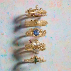 Tomfoolery Dew Drop Furl Diamond Wedding Band Sale
