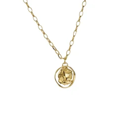 Tomfoolery Dia Arc Necklace Gold Plated Fashion