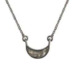 Tomfoolery Diamond & Oxidised Silver Korba Pendant(Out of Stock) Hot