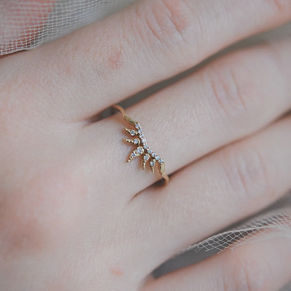 Tomfoolery Diamond Arabesque Ring Best