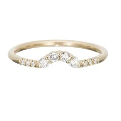 Tomfoolery Diamond Arch Ring Discount