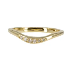 Tomfoolery Diamond Curved Arc Band Sale