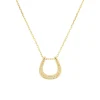 Tomfoolery Diamond Dala Horseshoe Necklace Online